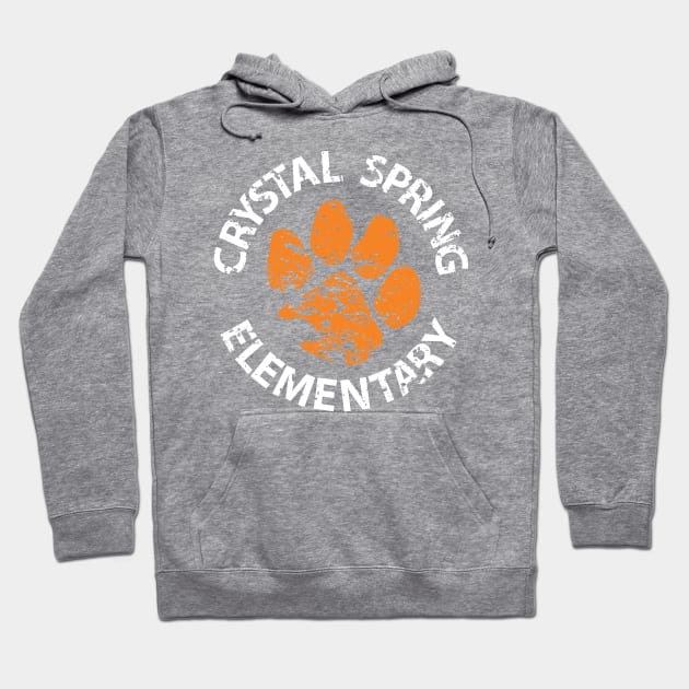 CSE Tiger Paw Hoodie by Crystal Spring Elementary